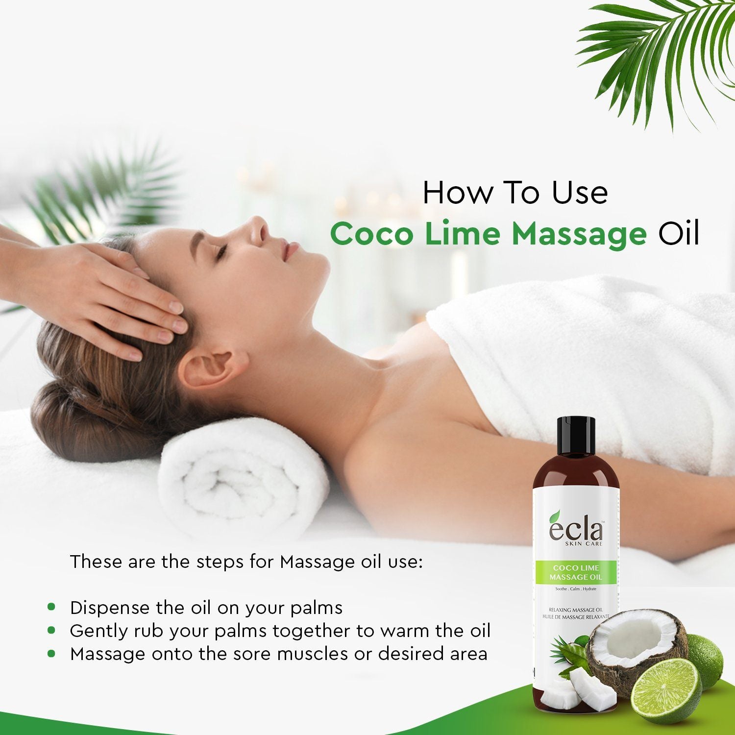 Coconut Lime Massage Oil