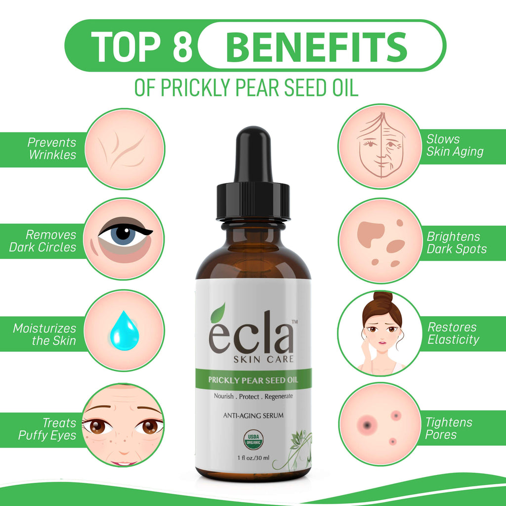 Top 8 Benefits of Prickly Pear Seed Oil