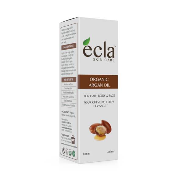 Ecla Skin Care Organic Argan Oil box
