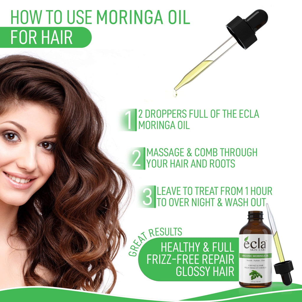 How to use Moringa Oil for hair